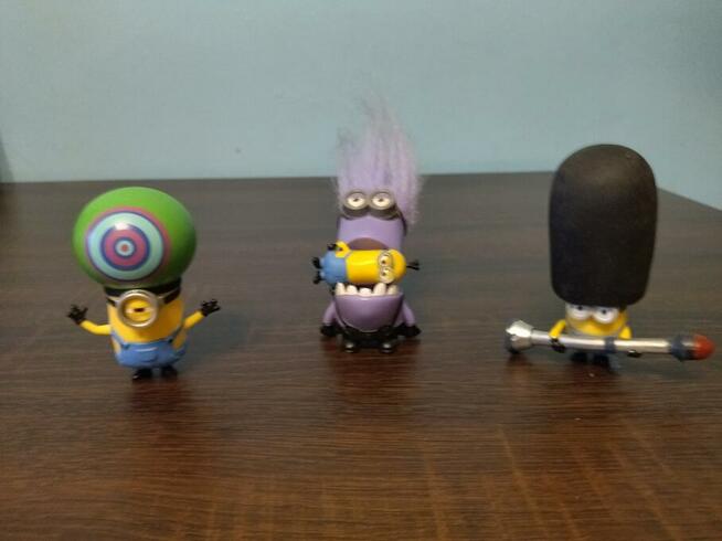 Minionki figurki mało spotykane