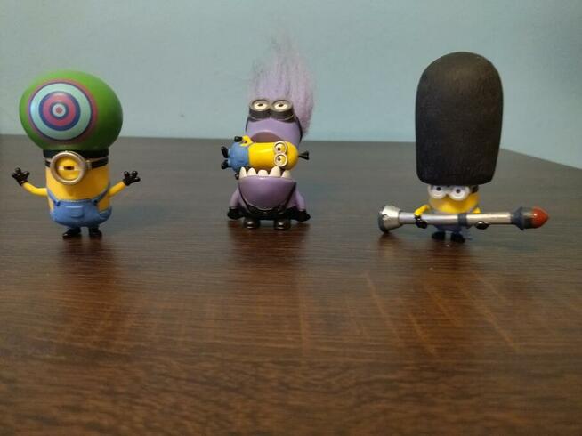 Minionki figurki mało spotykane