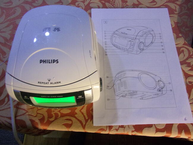 Radio odtwarzacz z CD - Philips AJ3915/05 clock