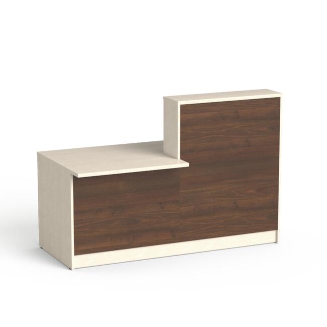 Duże białe biurko kątowe od ręki