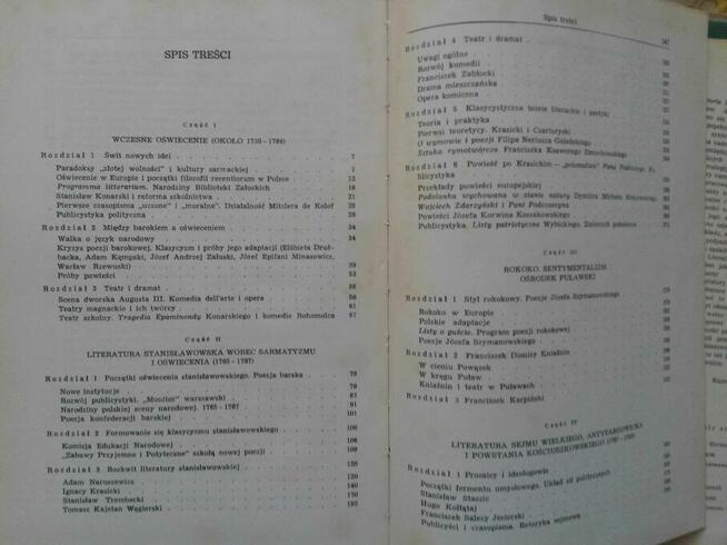 Historia literatury polskiej - Oświecenie - M. Klimowicz