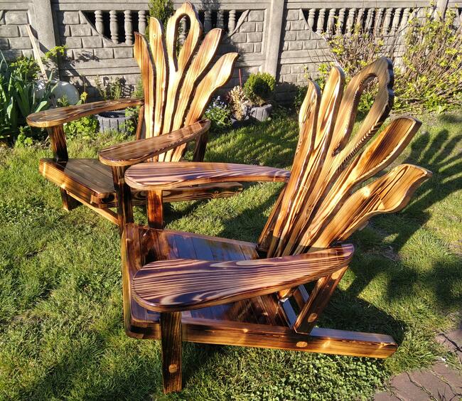 Fotele ogrodowe drewniane