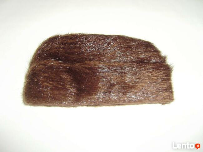 Czapka futrzana z nutrii 57-58 męska zimowa elegancka