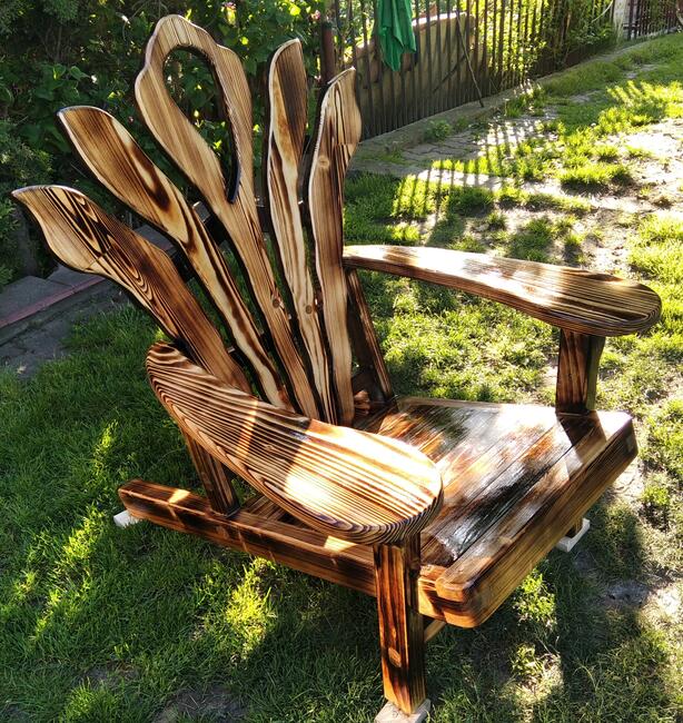 Fotele ogrodowe drewniane