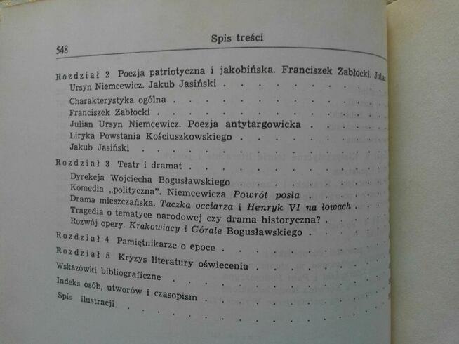 Historia literatury polskiej - Oświecenie - M. Klimowicz