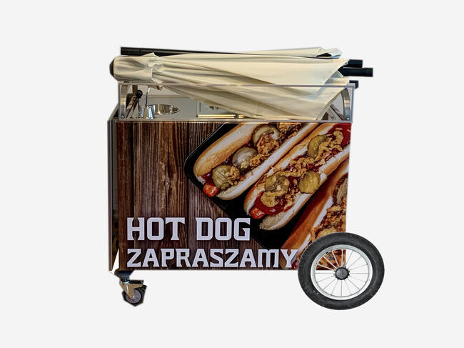 Wózek gastronomiczny hot dog bezprądowy nowy wysyłka sanepi