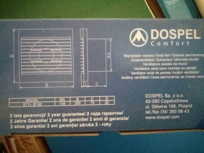 Wentylatory osiowe Dospel