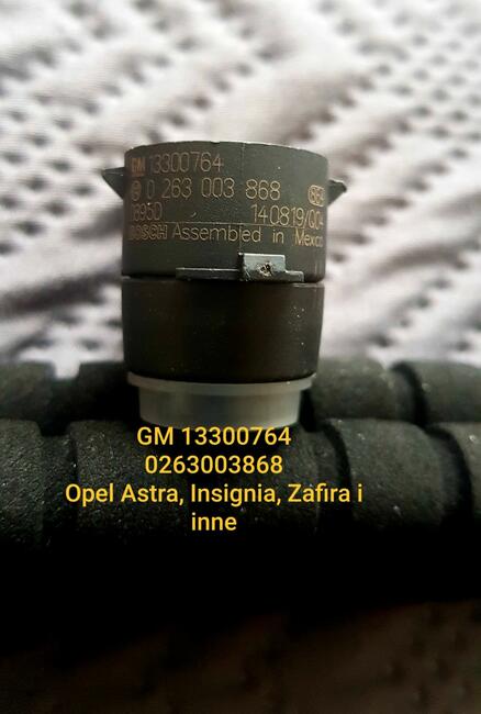 Czujnik parkowania Bosch Opel Astra J biały, brązowy