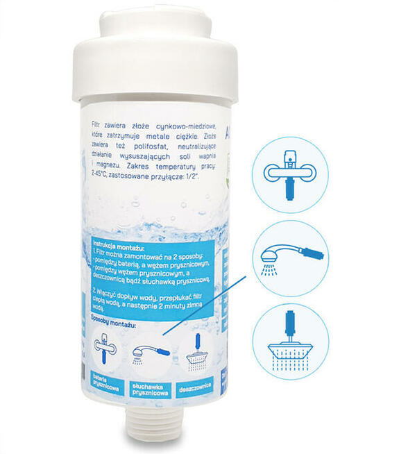 Filtry prysznicowe Aqua Shock