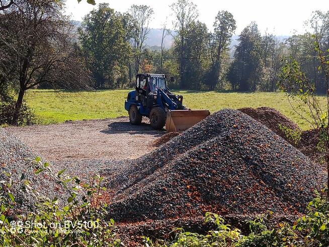 transport kruszywa odpady wywrotka laweta mulczer koszenie