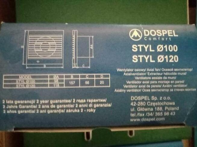 Wentylatory osiowe Dospel