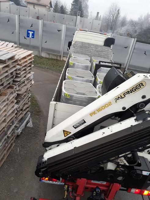 transport kruszywa odpady wywrotka laweta mulczer koszenie