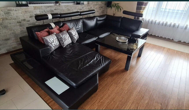 Narożnik skórzany w kształcie U