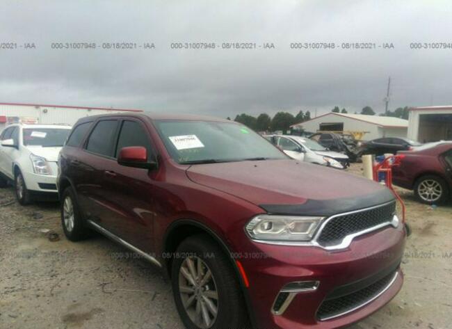 Dodge Durango 2021, 3.6L, SXT, po kradzieży