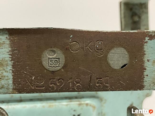 Waga szalkowa 5kg Sułkowice 1959