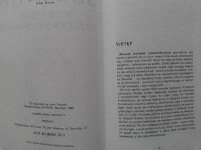 Słownik wyrazów przeciwstawnych - Regina Matys