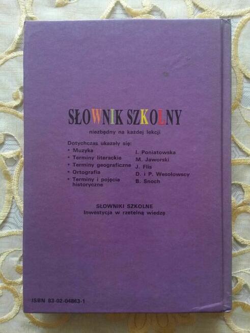 Słownik Szkolny Państwa Świata