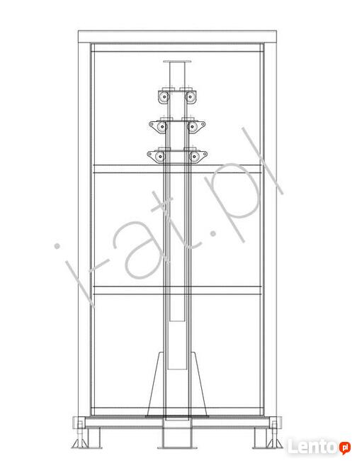 Maszt teleskopowy do kamer Monitoringu Wizyjnego
