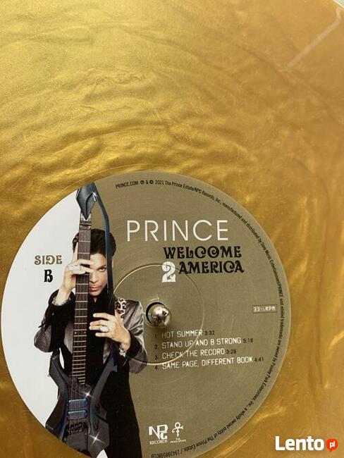 Prince - Welcome 2 America EXCLUSIVE GOLD