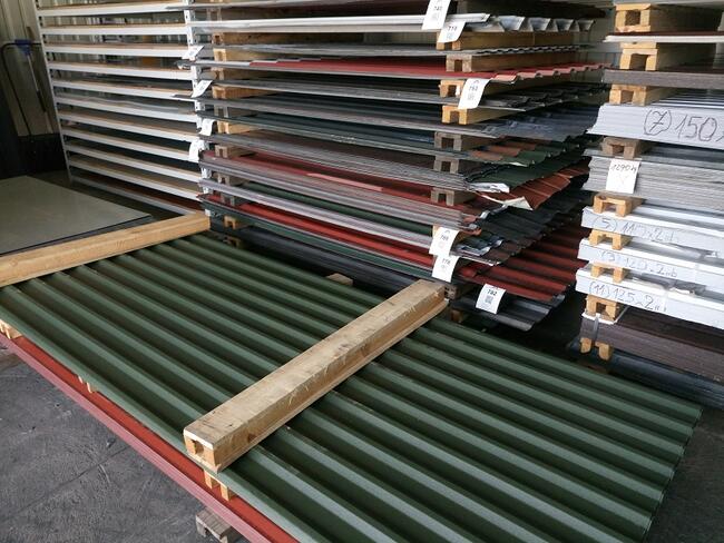 Tania blacha w drugim gatunku na garaż wiatę altanę Wysyłka