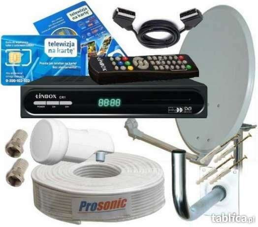 Montaz ustawianie anten satelitarnych, naziemnych Żagań