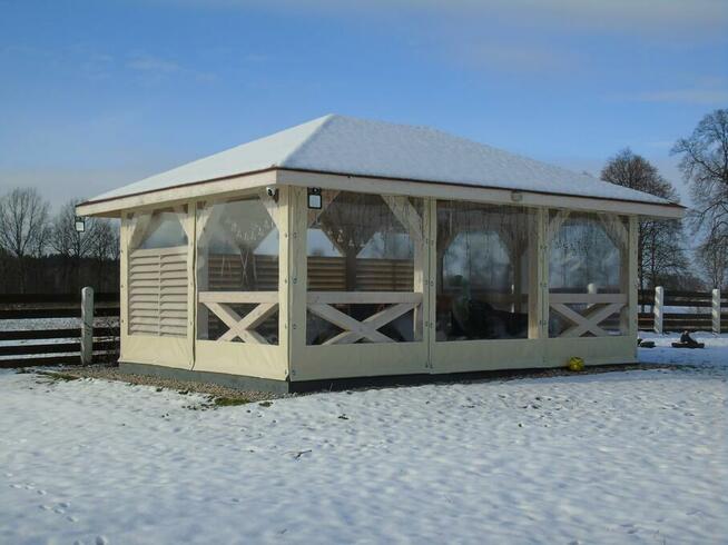 Plandeki na taras - osłony z folii przezroczystej