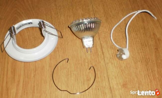 Oprawa halogenowa lampa + zarowka 12v