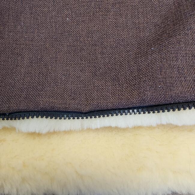 Śpiwór Naturalna Skóra Owcza Relugan+Poduszka Skóry Owcze