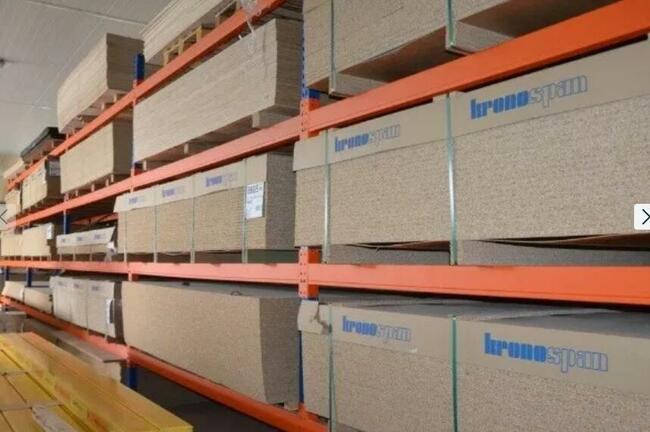 Używane Regały do składowania płyty meblowej budowlanej