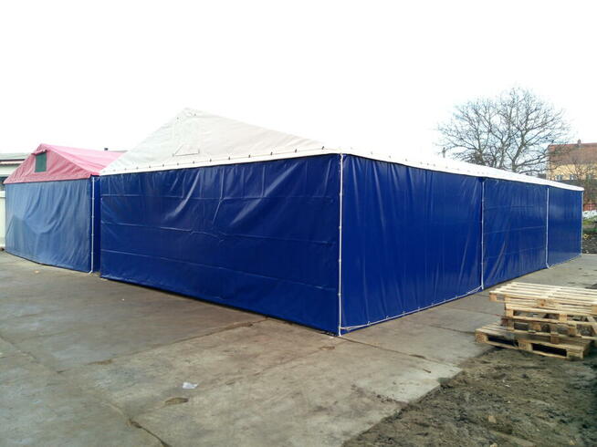 Namioty magazynowe - hale namiotowe