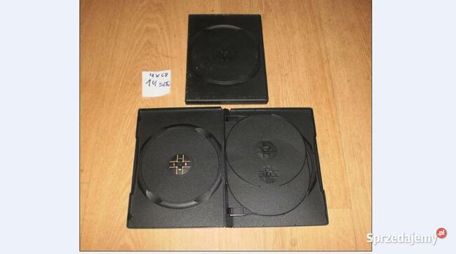 pudełko na 4 sztuk płyt cd lub dvd