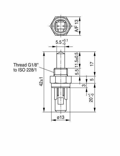 Czujnik temperatury pieca sonda NTC Beretta Immergas Ariston