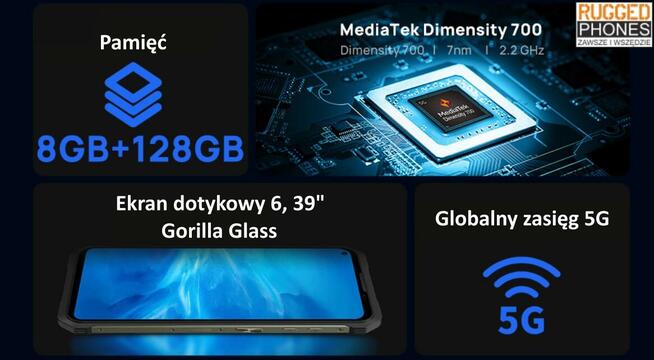 Pancerny smartfon Rugged Phones V10