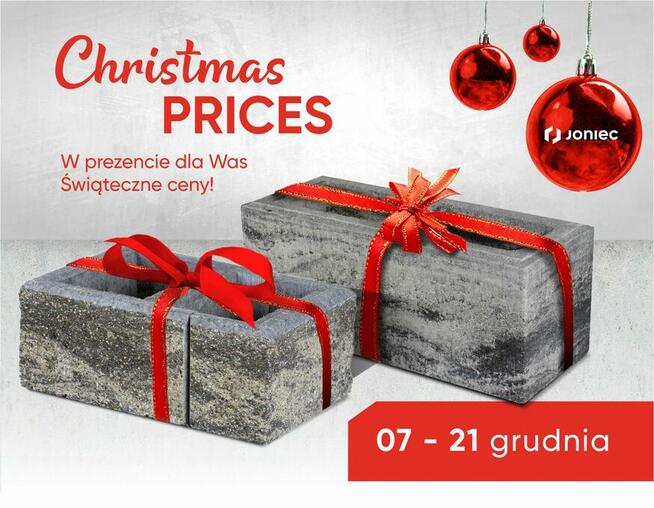 CHRISTMAS ogrodzeniowy ogrodzenia kostka brukowa palisady