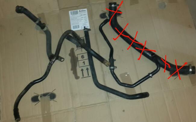 Kostki, magistrale, wtyczki, przewody wody do Audi 80 b4