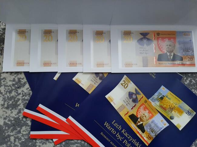 Banknoty - Lech Kaczyński.