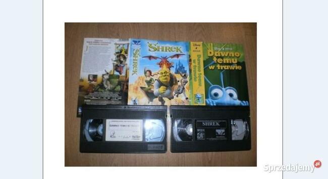 kasety video filmy vhs