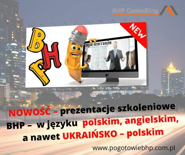 Prezentacje na szkolenia BHP