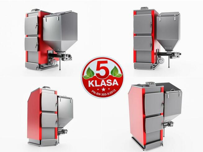 Kocioł piec podajnik EKOGROSZEK 10kW 80m2 5 klasa OD RĘKI!