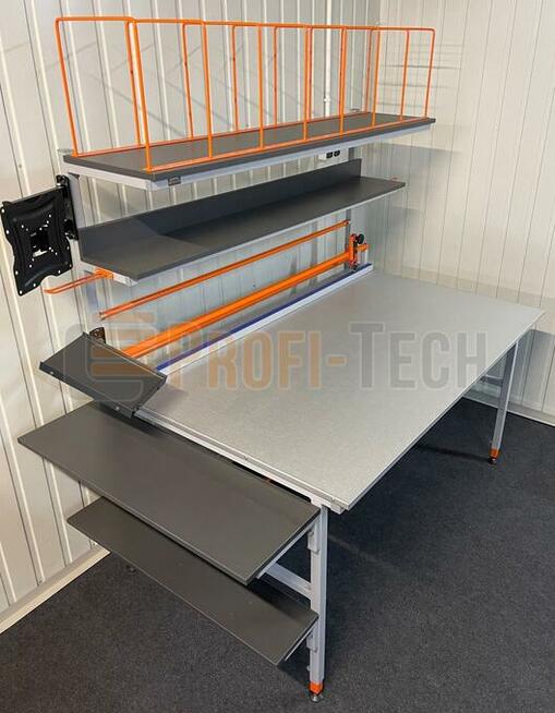 STÓŁ DO KOMPLETACJI MONTAŻU PAKOWANIA I KONTROLI