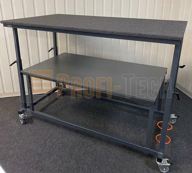 Stół do pakowania z regulacją wysokości blatu 70 - 120 cm