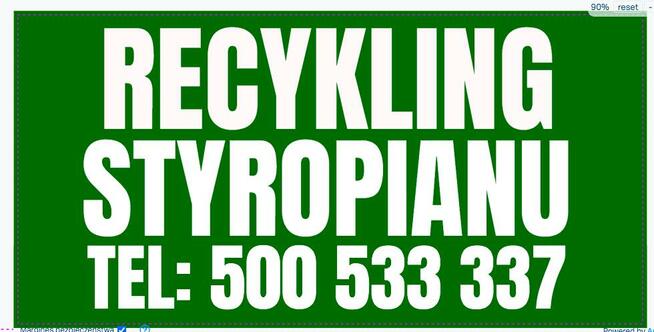 Recykling styropianu, przyjmujemy odbieramy Warszawa eps