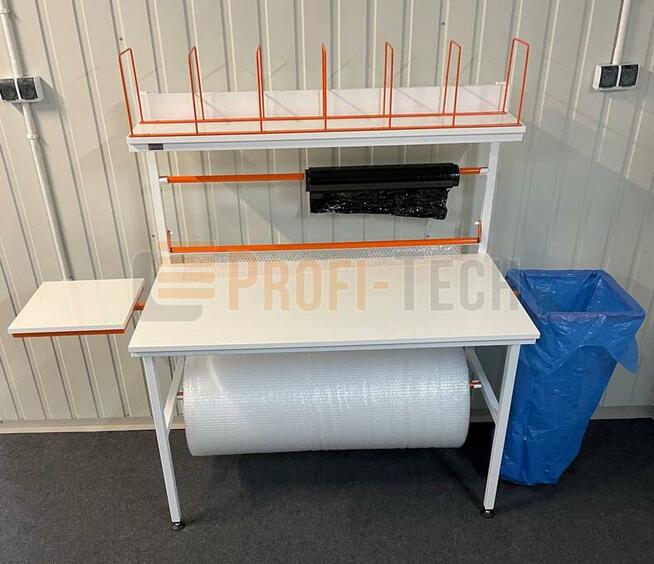 Stół do pakowania RAL 9003 Biały 120x64x120 cm