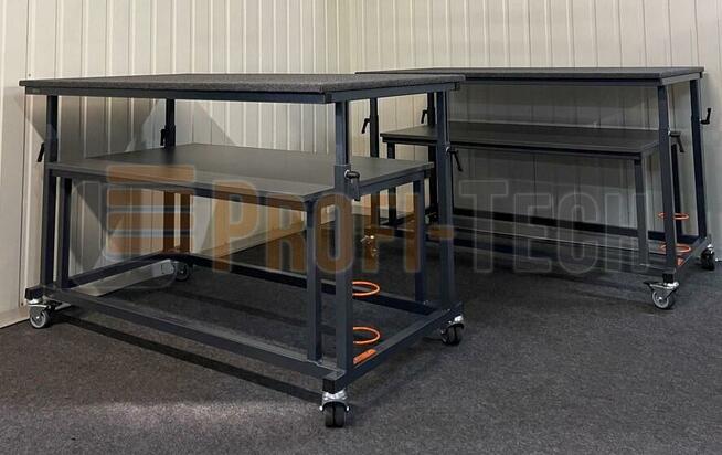 Stół do pakowania z regulacją wysokości blatu 70 - 120 cm