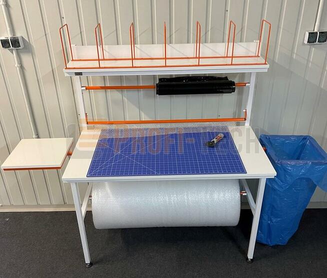 Stół do pakowania RAL 9003 Biały 120x64x120 cm