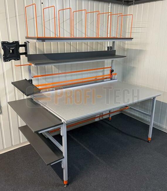 STÓŁ DO KOMPLETACJI MONTAŻU PAKOWANIA I KONTROLI