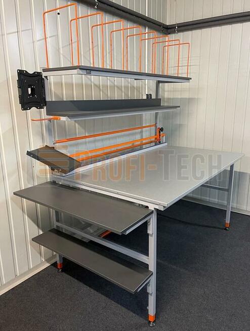 STÓŁ DO KOMPLETACJI MONTAŻU PAKOWANIA I KONTROLI