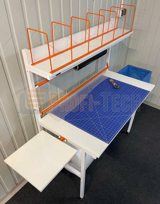 Stół do pakowania RAL 9003 Biały 120x64x120 cm