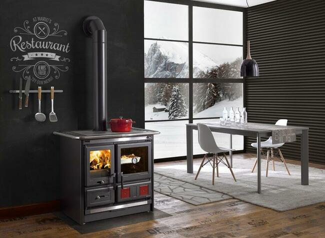 Kuchnie węglowe, na drewno, pellety, piecyki, kominki