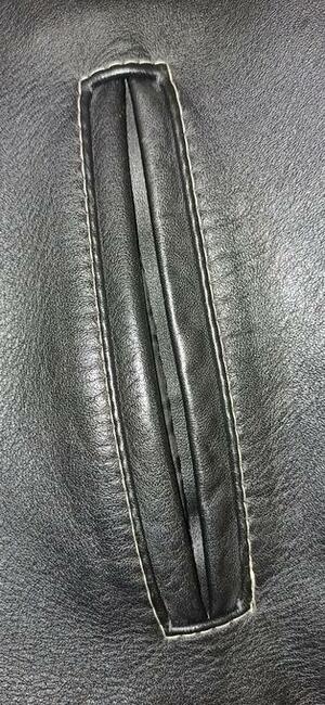 Kurtka skórzana czarna